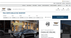 Desktop Screenshot of contecadillac.com
