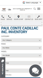 Mobile Screenshot of contecadillac.com